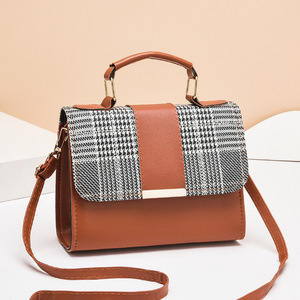 Nouveaux sacs à <span class=keywords><strong>bandoulière</strong></span> à motif écossais tendance avec fermeture éclair, <span class=keywords><strong>petit</strong></span> <span class=keywords><strong>sac</strong></span> carré à <span class=keywords><strong>bandoulière</strong></span>, sacs à main de luxe pour femmes - Product Image 3