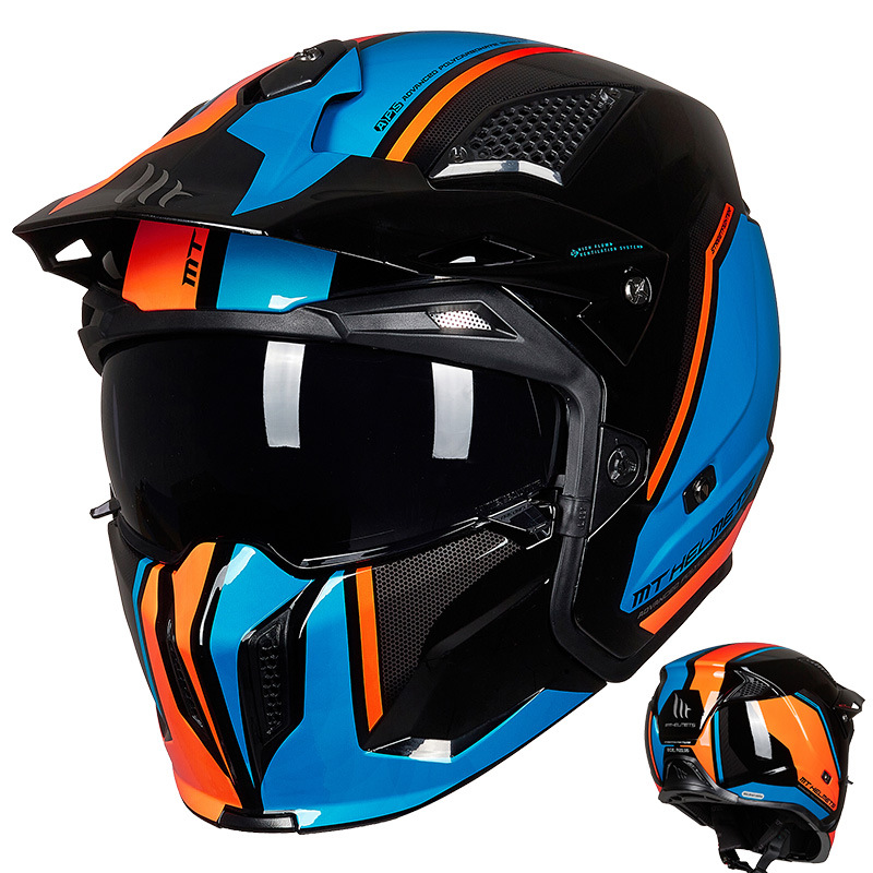 MT Street Fighter Full Face Helmet - DOT Approved Moto Helmets