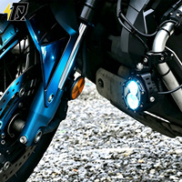 Phare avant multifonction LED haute luminosité avec fonction stroboscopique bleu lune et DRL personnalisé, compatible avec les motos Yamaha ADV