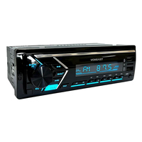 Autoradio Pioner MP3 1 DIN avec Bluetooth, radio FM, USB, AUX, lecteur de carte SD/TF, écran LED numérique, stéréo
