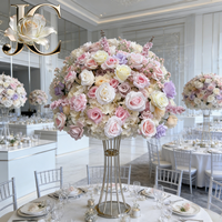 Boule de fleurs artificielles OLERAY en soie, centre de table de mariage robuste, vente en gros