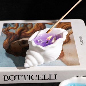 Bougie parfumée en forme de coquillage, en cire de gelée, faite à la main, thème océan, cadeau décoratif - Product Image 4