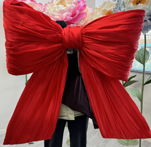 Gran oferta de lazo enorme para fiesta de cumpleaños, accesorio de pared de fondo de deshierbe, personalizado, forma de Material DE CUALQUIER Color - Product Image 2