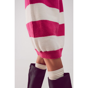 Abito a righe in fucsia - Product Image 2