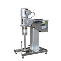 Machine de dispersion liquide-solide à double hélices Bunkin 1,5 kW, électrique, à levage rapide, dissolvant, dispersant, mélangeur, qualité alimentaire Ti