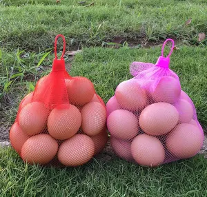 China Factory mini mesh bags produced egg garlic ginger pumpkin fruit