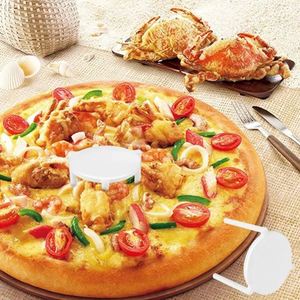 Soporte desechable con diseño de trípode para servir pizza, protector de pizza de plástico - Product Image 3