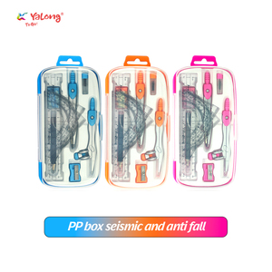 Hot Bán Cổ Điển Sinh Viên Trường Học Công Cụ Toán Học La Bàn Thiết Lập 10-Trong-1 Gói Hợp Kim Kẽm Và Vật Liệu Abs Hình Học La Bàn - Product Image 4