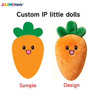 Peluche personnalisée avec logo, peluche OEM, poupée en peluche ODM, peluche légume carotte, pendentif décoratif