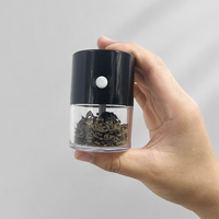 Broyeur d'herbes électrique rechargeable USB, broyeur de tabac automatique, moulin à herbes sèches portable en plastique, fonctionnement à un bouton, idéal pour les voyages
