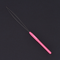 Enfileur en plastique coloré de haute qualité aiguille à coudre facile pour Extensions de cheveux bijoux en plastique perruque Crochet Crochet crochet