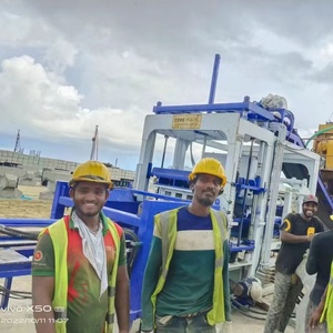 Bina inşaat araçları ve ekipmanları Nianpeng <span class=keywords><strong>6</strong></span>-15 otomatik beton blok yapma makinesi tuğla yapma makineleri - Product Image 2