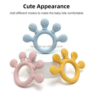 Nouveau design, <span class=keywords><strong>sucette</strong></span> en silicone de qualité alimentaire pour bébé avec clip anti-chute, sans BPA, masseur de gencives pour nourrissons, cordon anti-perte pour nouveau-né - Product Image 2