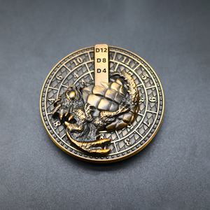 Nuevo colorido Rpg Fingertips Spinner Fly Dragon Routtle Dnd Metal Dice para mazmorras y dragones - Product Image 5