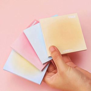 Kawaii Stationery Sticky Notes It Post Note Promotional Custom Logo Color Series Self-stick Notes Easy Post <b>Memo</b> <b>Pads</b> - Product Image 3