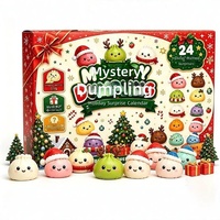 Calendrier de l'Avent de Noël : Coffret Cadeau Anti-Stress Squishy