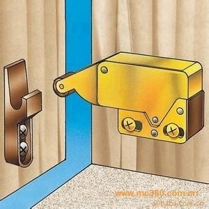 Nhà Máy Giá đẩy để mở Mini chốt cửa sắt + Cửa nhựa bắt - Product Image 6