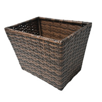 Panier rectangulaire en plastique PP pour articles d'hôtel, grande capacité, hygiénique, réutilisable, écologique, durable, pour services hôteliers
