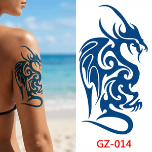 Lasting 15 Days Semi Permanent Waterproof Sweatproof Body Art Women Men Makeup <strong>Temporary</strong> Juice Ink Tattoo/ Tatoo/ <strong>Tatto</strong>/ Tato - Product Image 3