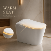 Toilette intelligente pour système de bidet électrique et chasse d'eau automatique