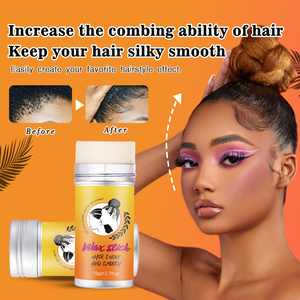 Bâton de cire coiffante pour cheveux cassés, marque privée, bâton de cire coiffante pour <span class=keywords><strong>salon</strong></span> de <span class=keywords><strong>coiffure</strong></span>, contrôle des bords - Product Image 5