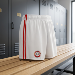 Short en polyester noir uni avec design tricoté par sublimation Logo personnalisé Service OEM pour hommes femmes Genre - Product Image 3