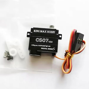 Kingmax C507 4.9Kg Kỹ Thuật Số Thép Bánh Răng Mini Cánh <span class=keywords><strong>Servo</strong></span> 8Mm Mỏng CNC Cho RC Máy Bay Máy Bay Sailplane Tàu Lượn Bay Không Người Lái Cả Cạnh Tranh - Product Image 2
