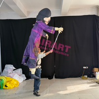 Costume gonflable géant de marionnette squelette du Jour des Morts, gonflable publicitaire durable pour Halloween