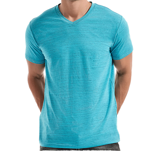 T-shirts pour hommes en coton 100 % à séchage rapide, impression de logo personnalisée, couleur unie, vêtements de sport décontractés pour l'entraînement - Product Image 3