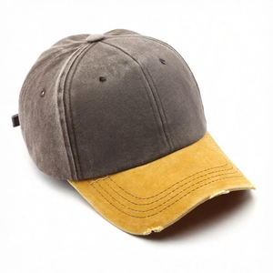 Gorra de Béisbol Vintage Lavada, de Algodón Desgastado, Ajustable, Unisex, Casual, con Logotipo Personalizado Bordado, Estilo Retro - Product Image 3