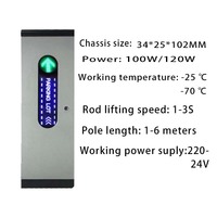 Barrière de stationnement à bras LED pour centre commercial/barrière de stationnement ferroviaire Détecteur de boucle
