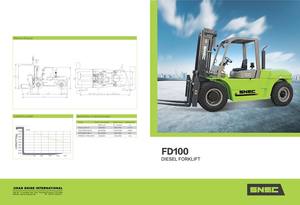 22000lbs จัดการกระจกยกรถยก10โทน Carretilla Manipulador de Vidrio - Product Image 6
