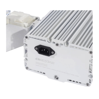 Accesorio de luz DE HPS DE 1000W con balasto electrónico Reflector Alanod para invernadero tienda de cultivo hidropónico para 220V