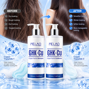 Champú y Acondicionador con Keratina y Tripéptido-1 de Cobre de Marca Blanca, Set de Cuidado Capilar Sin Crueldad con Biotina y Péptidos - Product Image 4