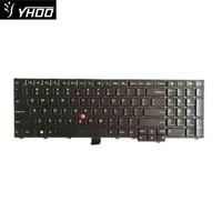 Untuk ThinkPad E540 E531 L540 L560 L570 W540 W541 W550S T540 T540p T550 T560 P50S Keyboard Notebook 04y246 04y2348