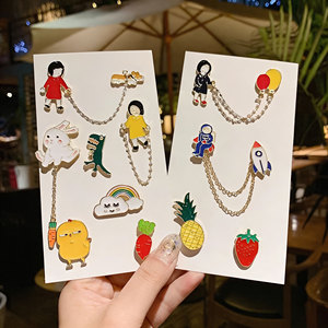 カスタムデザイン 金属工芸品 金メッキ 衣料用ハット メタル ソフト・ハード クリスマスエナメルピン カスタムラペルエナメルピン ブローチ - Product Image 3