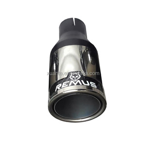 Pour Akrapovic <span class=keywords><strong>REMUS</strong></span> Racing 304SS tuyau d'échappement en Fiber de carbone pour VW BMW Benz Audi système d'échappement en acier inoxydable silencieux avec embouts - Product Image 5
