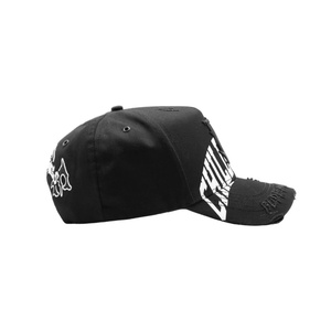 Casquettes de baseball en daim G5 Sombrero Rude Hats pour enfant, broderie motif enfant, design vieilli, style sportif urbain, lettres, Halloween - Product Image 3