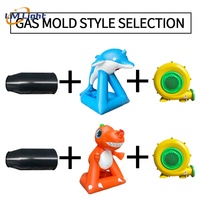 Nouveau style, prend en charge les modèles gonflables personnalisés, ajoute une combinaison de canon à mousse pour fête, pour parc d'attractions, fête à la piscine, DJ, discothèque