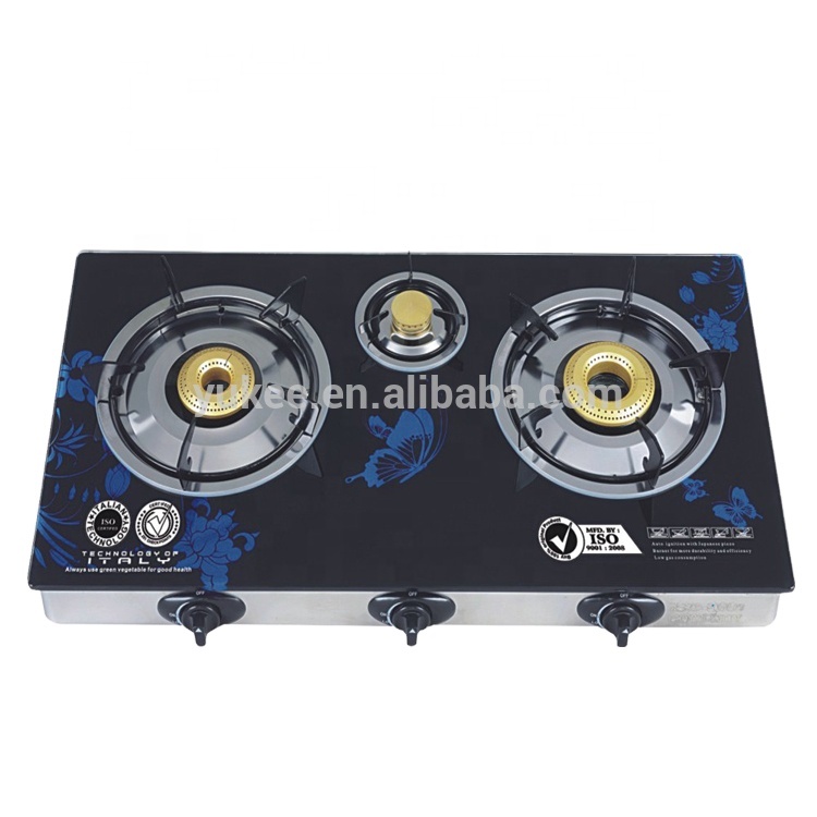 surya kap 3 burner glass top automatic
