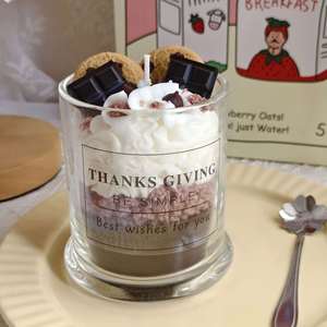 Velas Aromáticas Creativas Hechas a Mano en Forma de Taza de Helado, Regalos Novedosos, Decoración para el Hogar, Velas Perfumadas con Aroma a Postre en Frasco de Vidrio, Venta al Por Mayor - Product Image 6