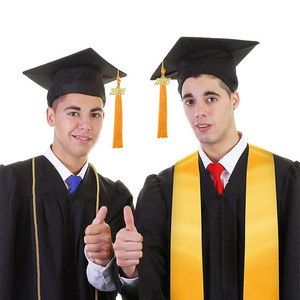 Nouvelle Robe de Remise de Diplôme Style Européen et Américain Unisexe Adulte en Tissu Tissé Uniforme Scolaire Vente en Gros Directe Usine - Product Image 3