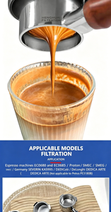 Cabezal de Filtro de Acero Inoxidable para <span class=keywords><strong>Cafetera</strong></span> Italiana <span class=keywords><strong>DeLonghi</strong></span>, de Tres Puntas, sin Base, el Más Vendido - Product Image 4