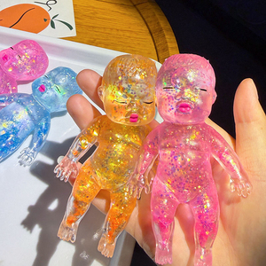 Jouets anti-stress Jumbo Glitter Baby Maltose Squishy, doux, extensibles, sensoriels, cadeau fantaisie <span class=keywords><strong>pour</strong></span> enfants et adultes, vente en gros - Product Image 4