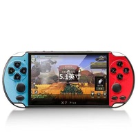 Consola de Videojuegos X7PLUS de 5.1 Pulgadas con Doble Joystick, Juegos Retro Integrados, Compatible con Juegos de Arcade, Salida de Video/Música AV, Regalo para Niños
