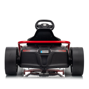 Kart électrique personnalisé OEM pour enfants, grande taille, kart de course électrique pour enfants et adolescents, vitesse maximale de 10 km/h, double moteur, batterie 24V - Product Image 5