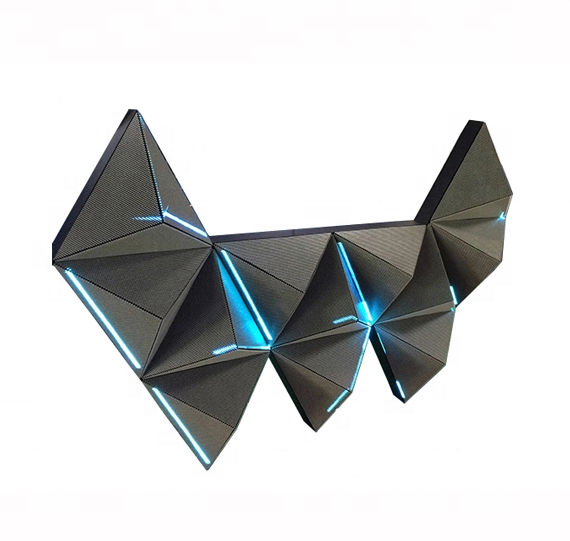 Innovation New Fashion Indoor Full Color Night Bar Club DJ Booth Led Screen Stage Rental P5 Special Shape Indoor Led Dj Booth