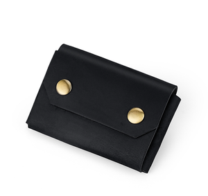 Cartera de Mano de Cuero Vacuno Genuino Hecha a Mano, Estilo Vintage, Patrón Sólido, Crazy Horse, Bolsillo Frontal, Tarjetero Personalizado - Product Image 5