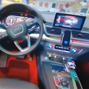 Iluminación Ambiental de Alta Calidad para el Interior del Coche Q5L 2018-2025, Efecto Arcoíris Dinámico, 24 Luces, Certificación CE/FCC - Product Image 2