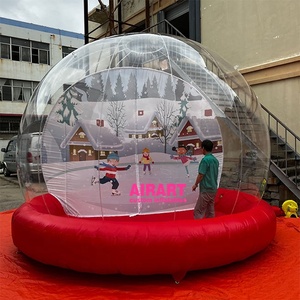 Tente gonflable en forme de globe de neige pour événements de Noël en intérieur - Product Image 6